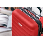 Malas de viagem personalizadas elegantes de plástico Trend cor vermelho segunda vista conjunto