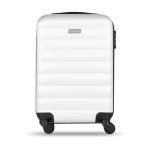 Malas de viagem personalizadas elegantes de plástico Trend cor branco quarta vista