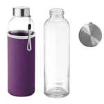 Garrafas de vidro com manga de neoprene 500ml Downtown