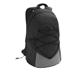 Mochila de viagem com bolsos de rede e alças acolchoadas Trekking cor preto