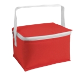 Saco térmico personalizado com capacidade para 6 latas Polar cor vermelho