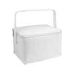 Saco térmico personalizado com capacidade para 6 latas Polar cor branco