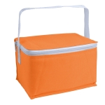 Saco térmico personalizado com capacidade para 6 latas Polar cor cor-de-laranja