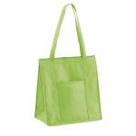 Saco de compras non-woven frigorífico 80 g/m2 Shopper cor verde-claro