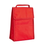 Saco térmico dobrável de non-woven com fecho em velcro 80 g/m2 Break cor vermelho