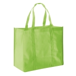 Saco grande para as compras, non-woven 80 g/m2 Maltby cor verde-claro