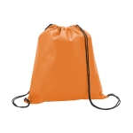 Mochilas personalizadas baratas em non-woven 80 g/m2 Downtown cor cor-de-laranja