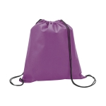 Mochilas personalizadas baratas em non-woven 80 g/m2 Downtown cor violeta