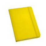 Caderno de capa rígida, com marcador de páginas e folhas A5 lisas Sketcher cor amarelo