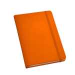 Caderno de capa rígida, com marcador de páginas e folhas A5 lisas Sketcher cor cor-de-laranja