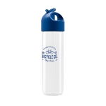 Original garrafa desportiva de plástico, personalizada 500ml Colortop cor azul real imagem com logo