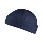 Gorro de inverno personalizado de tecido polar 220 g/m2 Expedition cor azul