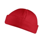 Gorro de inverno personalizado de tecido polar 220 g/m2 Expedition cor vermelho