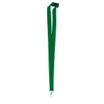 Lanyard personalizado de 2 cm com fecho de segurança BasicStyle Plus cor verde