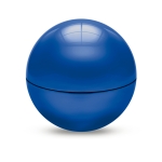 Bálsamo labial com logo em caixa oval colorida FPS 15 UV Lipball cor azul segunda vista