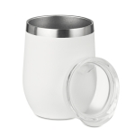 Copos térmicos personalizados de aço inoxidável 350ml Cuisine cor branco