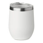 Copos térmicos personalizados de aço inoxidável 350ml Cuisine cor branco segunda vista