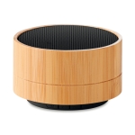 Colunas de som bluetooth personalizadas caixa de bambu Bamboo cor preto