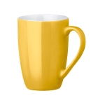 Caneca Color Round cor amarelo