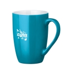 Caneca Color Round cor turquesa imagem com logo