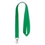 Lanyards personalizados baratos de poliéster 15, 20 ou 25 mm Regular cor verde