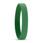 Pulseiras personalizadas de silicone baratas de 12 mm Regular cor verde