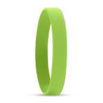 Pulseiras personalizadas de silicone baratas de 12 mm Regular cor verde-lima