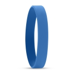 Pulseiras personalizadas de silicone baratas de 12 mm Regular cor azul-claro