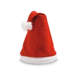 Gorro promocional de Pai Natal de poliéster Basic Santa cor vermelho