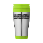 Caneca isotérmica aço com interior em plástico 400ml Barista cor verde-lima