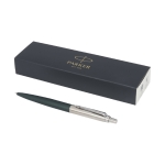 Caneta de qualidade mate com cromados tinta azul Parker Jotter XL cor verde