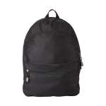 Mochila publicitária de estilo juvenil em várias cores Teens cor preto vista frontal