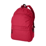 Mochila publicitária de estilo juvenil em várias cores Teens cor vermelho segunda vista frontal