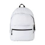 Mochila publicitária de estilo juvenil em várias cores Teens cor branco vista frontal