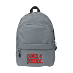 Mochila publicitária de estilo juvenil em várias cores Teens cor cinzento segunda vista impressão serigrafia