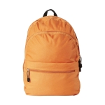 Mochila publicitária de estilo juvenil em várias cores Teens cor cor-de-laranja vista frontal