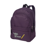 Mochila publicitária de estilo juvenil em várias cores Teens vista impressão serigrafia