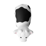 Bola anti-stress em forma de vaca para merchandising Moo cor branco