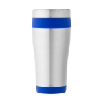 Copo térmico personalizado económica em aço e plástico 410ml Inox Colors cor azul terceira vista