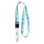 Lanyards sublimados reciclados em 59 dias rPET Sublim Plus Express cor branco