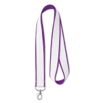 Lanyards revestimento de cetim, entrega 5-9 dias Double Sublim Express cor violeta