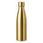 Garrafas térmicas personalizadas de aço elegantes 500ml Midlane cor dourado