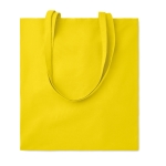 Saco de algodão colorido barato de 180 g/m2 EcoColor Superb cor amarelo