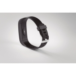 Pulseira de actividade bluethooth personalizada com logo Yoho Sports cor preto décima vista