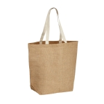 Sacos de juta com laminado interior para as compras 360 g/m2 Jute Plus cor natural