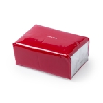 Dispensador personalizado de 100 lenços de papel de celulose Dispenser cor vermelho primeira vista