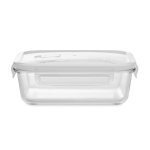 Tupperware de vidro transparente com tampa hermética 900ml Crystal cor transparente terceira vista