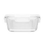 Tupperware de vidro transparente com tampa hermética 900ml Crystal cor transparente oitava vista