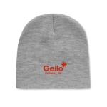 Gorro de inverno personalizável unissexo elástico rPET Sweden cor cinzento-escuro vista principal