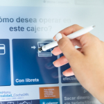 Caneta táctil com tratamento antibacteriano tinta azul Touch